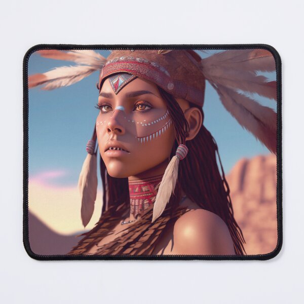 Item preview, Native Warrior Girl designed and sold by Ype de Lang.