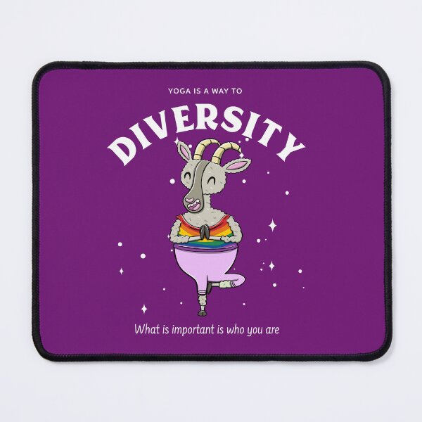 Item preview, Goat Namaste Yoga lgbtq designed and sold by ImaginarStore.