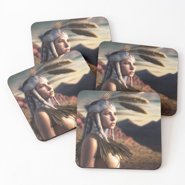 Item preview, Native Warrior Girl designed and sold by Ype de Lang.