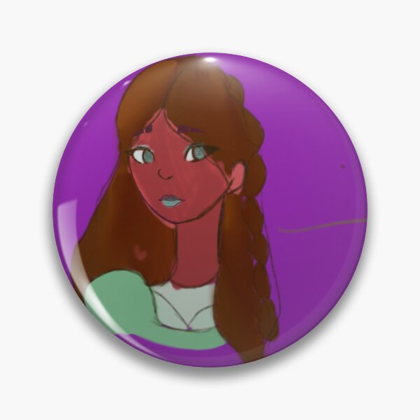 Item preview, Woman with Brown Hair and Green Eyes Portrait - Anime designed and sold by jolabrese.