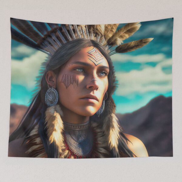 Item preview, Native Warrior Girl designed and sold by Ype de Lang.
