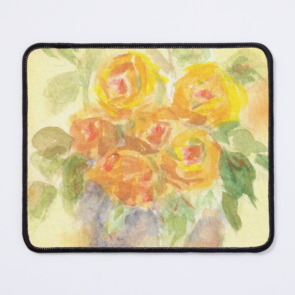 Item preview, Yellow and Peach Flowers designed and sold by designs-by-ann.