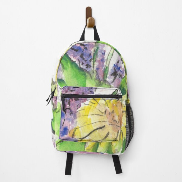 Item preview, Yellow Purple and Green Flowers designed and sold by designs-by-ann.