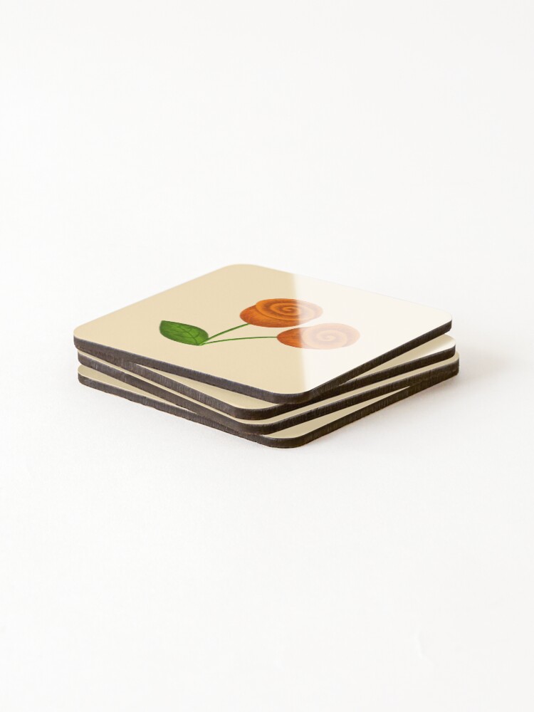 Thumbnail 4 of 5, Coasters (Set of 4), Wild Flower designed and sold by RathiDesigns.