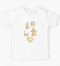 Gingerbread Christmas Cookies Kids Tee