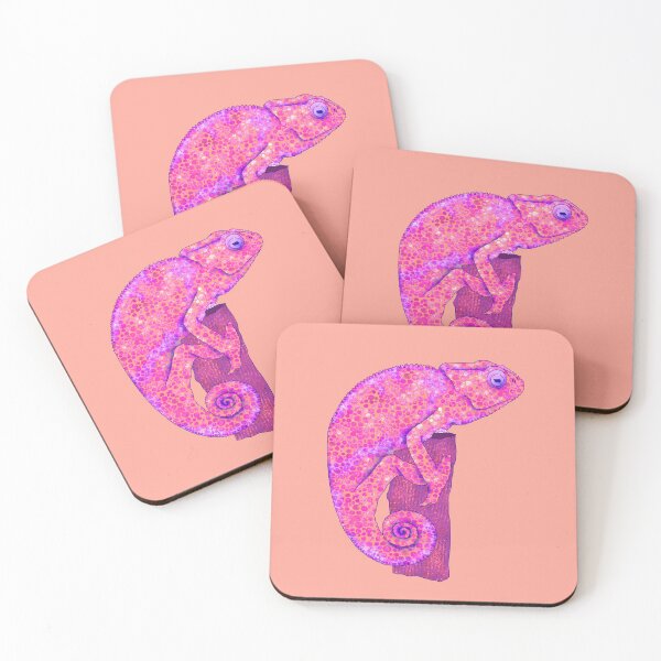 Item preview, Colorful Chameleon Love - Pink Lizard designed and sold by LaRoach Digital Arts.