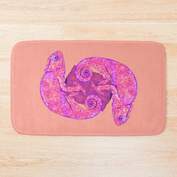 Item preview, Colorful Chameleon Love - Pink Lizard designed and sold by LaRoach Digital Arts.