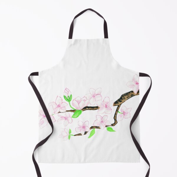 Item preview, Branch with pink flowers on white background designed and sold by Irina Afonskaya.