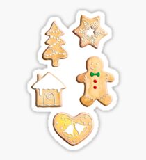 Pegatina Gingerbread Christmas Cookies