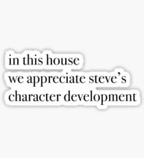 harrington character development Sticker