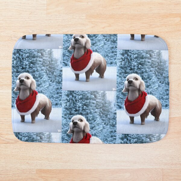 Item preview, Cute Christmas Dog Design Artwork  designed and sold by StickerBird.