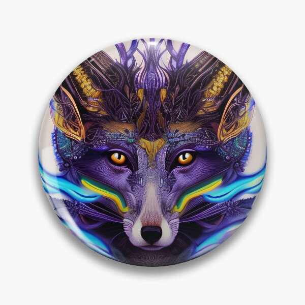 Item preview, fanciful fox designed and sold by LandAiBubble.