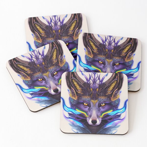 Item preview, fanciful fox designed and sold by LandAiBubble.