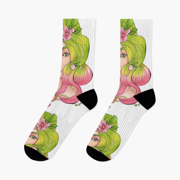 Item preview, Pink Green Portrait designed and sold by Oniroiatlier.