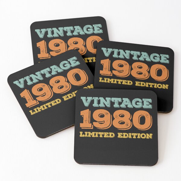 Item preview, VINTAGE 1980 LIMITED EDITION DISTRESSED RETRO BIRTHDAY GIFT IDEA designed and sold by Kipcio.