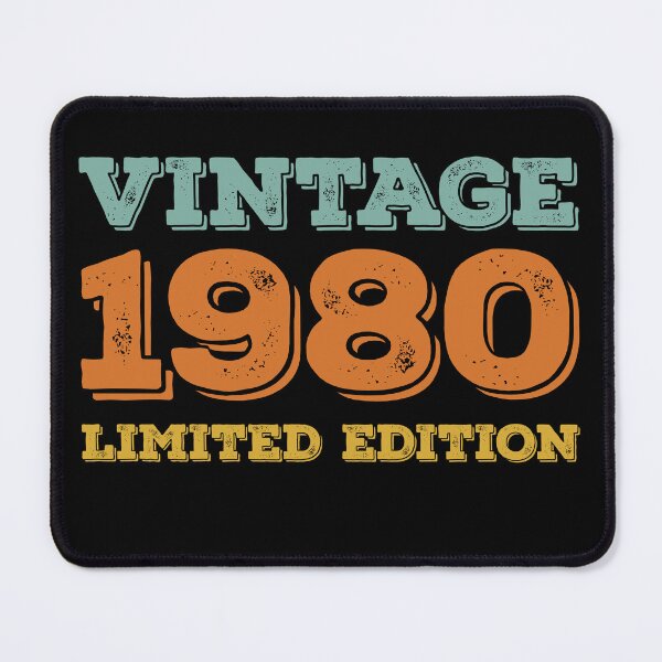 Item preview, VINTAGE 1980 LIMITED EDITION DISTRESSED RETRO BIRTHDAY GIFT IDEA designed and sold by Kipcio.