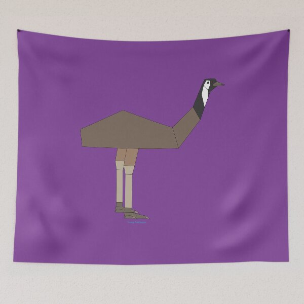 Item preview, Geometric Emu without background designed and sold by Caseymakesart.