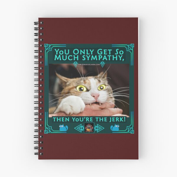 Item preview, You Only Get So Much Sympathy, Then You’re The Jerk! designed and sold by Walter G. Esselman.