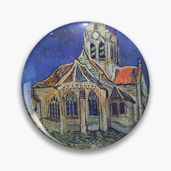 Item preview, Vincent van Gogh's The Church at Auvers (1890) famous painting. designed and sold by hottest-tees.