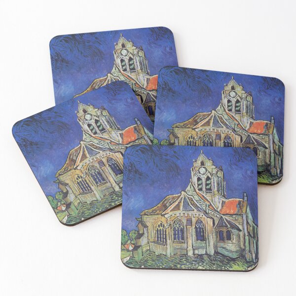 Item preview, Vincent van Gogh's The Church at Auvers (1890) famous painting. designed and sold by hottest-tees.