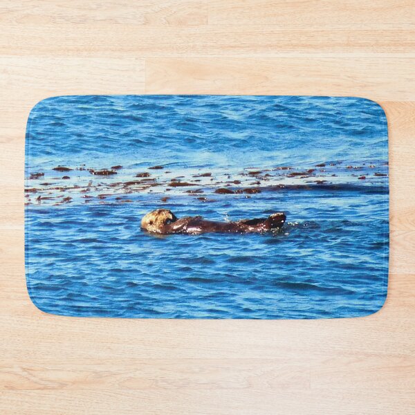 Item preview, Sea otter swimming, floating in Monterey Bay designed and sold by PowerfulPhotos.