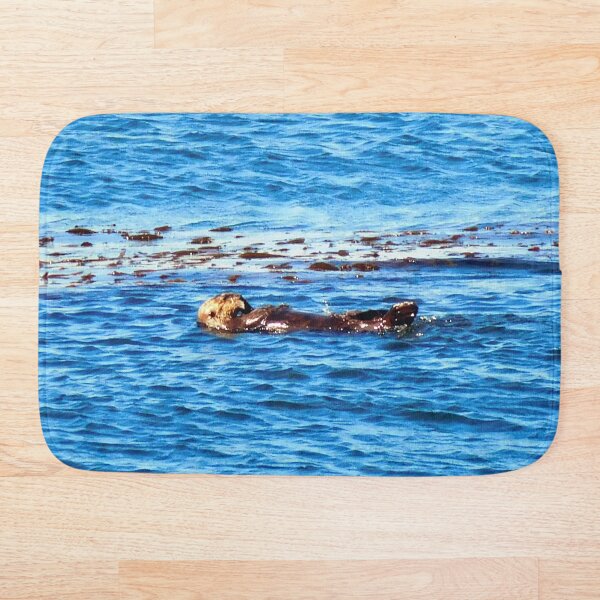 Item preview, Sea otter swimming, floating in Monterey Bay designed and sold by PowerfulPhotos.