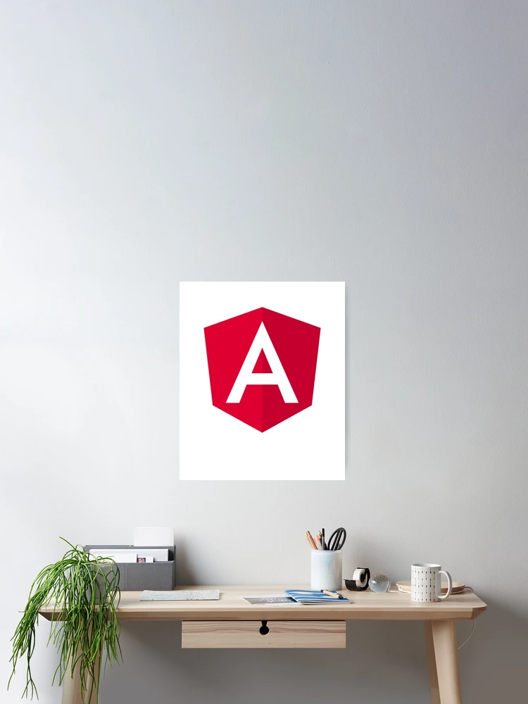 Thumbnail 2 of 3, Poster, New Angular 5 Logo JS JavaScript Developer designed and sold by vladocar.