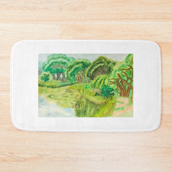 Item preview, Willow trees near lake designed and sold by Irina Afonskaya.