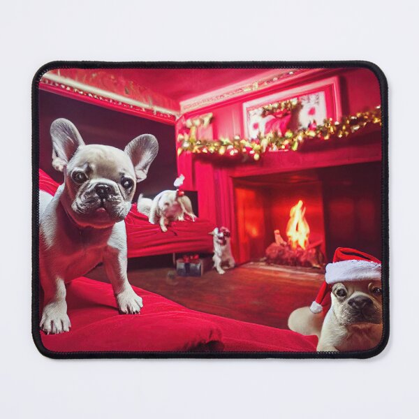 Item preview, CHRISTMAS DOGS: French Bulldogs special Christmas edition designed and sold by Arthoughts.