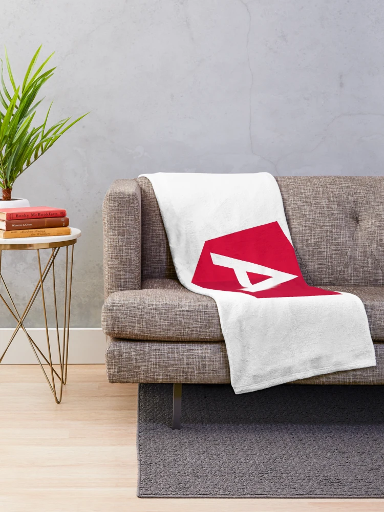 Thumbnail 2 of 6, Throw Blanket, New Angular 5 Logo JS JavaScript Developer designed and sold by vladocar.