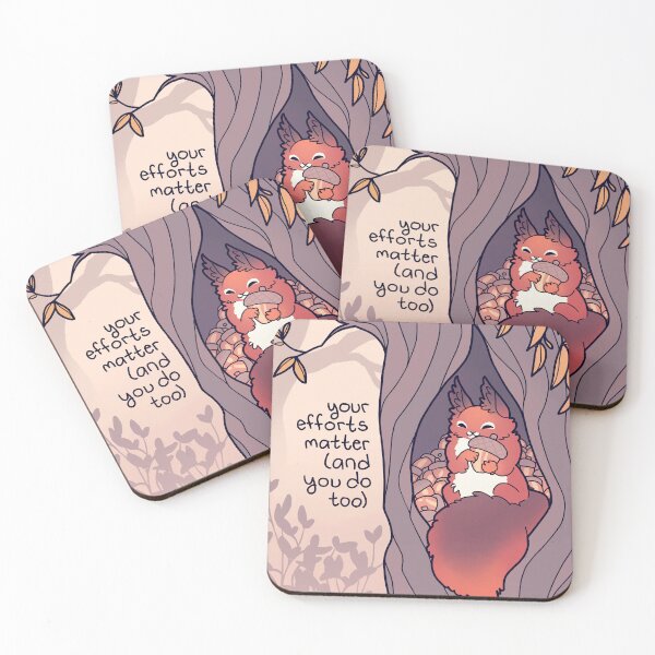 Item preview, "Your Efforts Matter (and You Do Too)" Red Squirrel designed and sold by thelatestkate.
