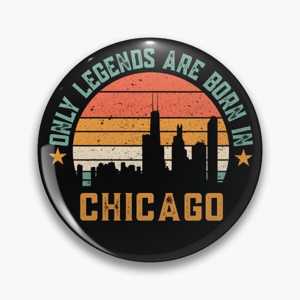 Item preview, Only Legends are Born in Chicago Retro Vintage designed and sold by mkzmerch.
