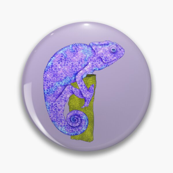 Item preview, Colorful Chameleon Love - Purple Lizard designed and sold by LaRoach Digital Arts.