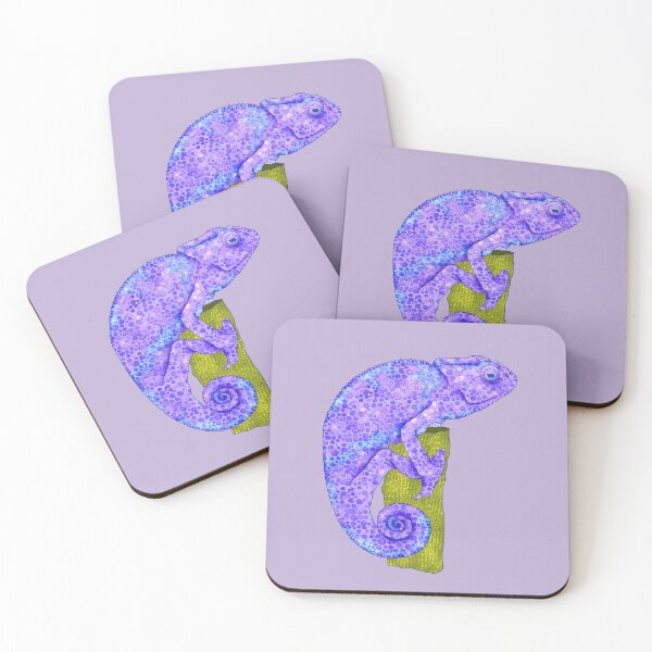 Item preview, Colorful Chameleon Love - Purple Lizard designed and sold by LaRoach Digital Arts.