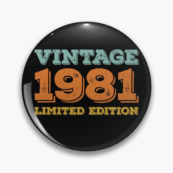 Item preview, VINTAGE 1981 LIMITED EDITION DISTRESSED RETRO BIRTHDAY GIFT IDEA designed and sold by Kipcio.