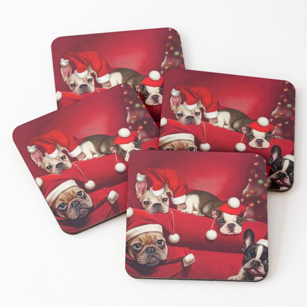 Item preview, CHRISTMAS DOGS: French Bulldogs special Christmas edition designed and sold by Arthoughts.