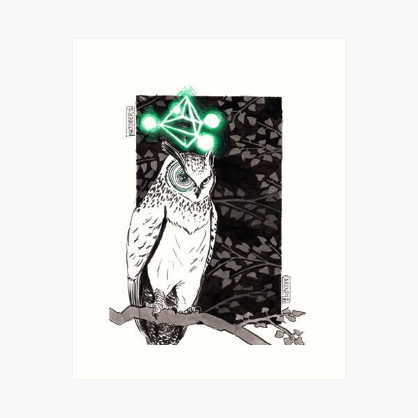 White Rook #2 Art Print