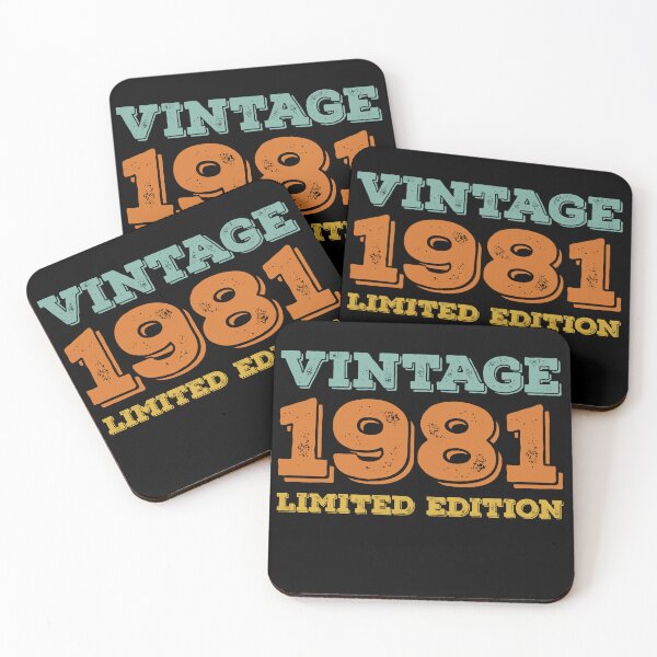 Item preview, VINTAGE 1981 LIMITED EDITION DISTRESSED RETRO BIRTHDAY GIFT IDEA designed and sold by Kipcio.