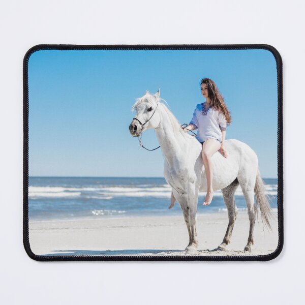 Item preview, Woman horse riding on the beach designed and sold by HofTao.