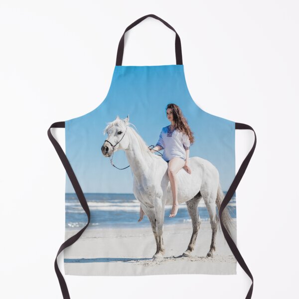 Item preview, Woman horse riding on the beach designed and sold by HofTao.