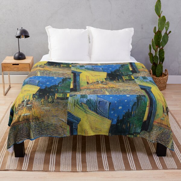 Item preview, Vincent van Gogh's Café Terrace at Night (1888) famous painting. designed and sold by hottest-tees.