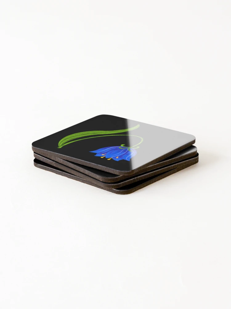 Thumbnail 4 of 5, Coasters (Set of 4), Blue Bell designed and sold by RathiDesigns.