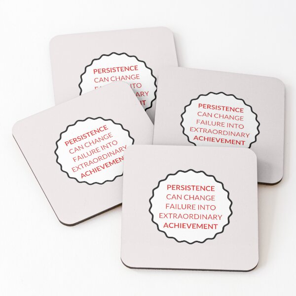 Item preview, Persistence can change failure into extraordinary achievement designed and sold by Inspirationmotivation.