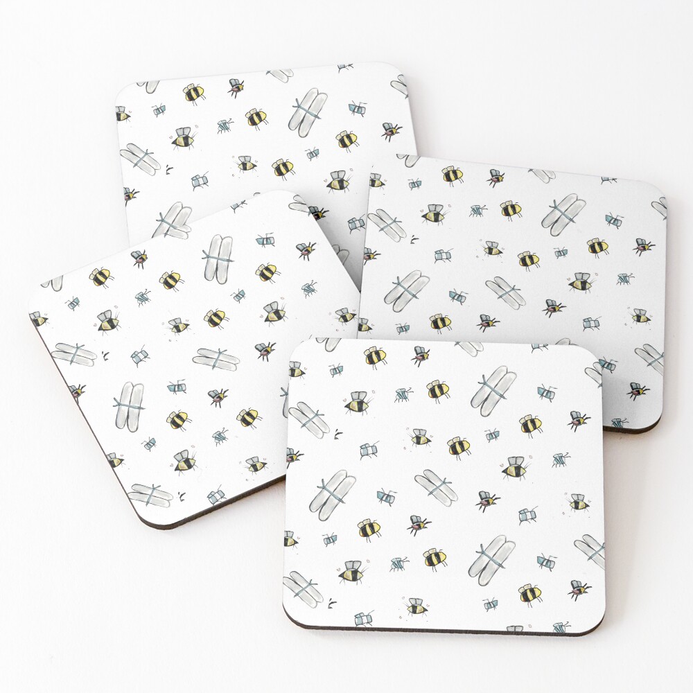 Item preview, Coasters (Set of 4) designed and sold by RiceDrawings.