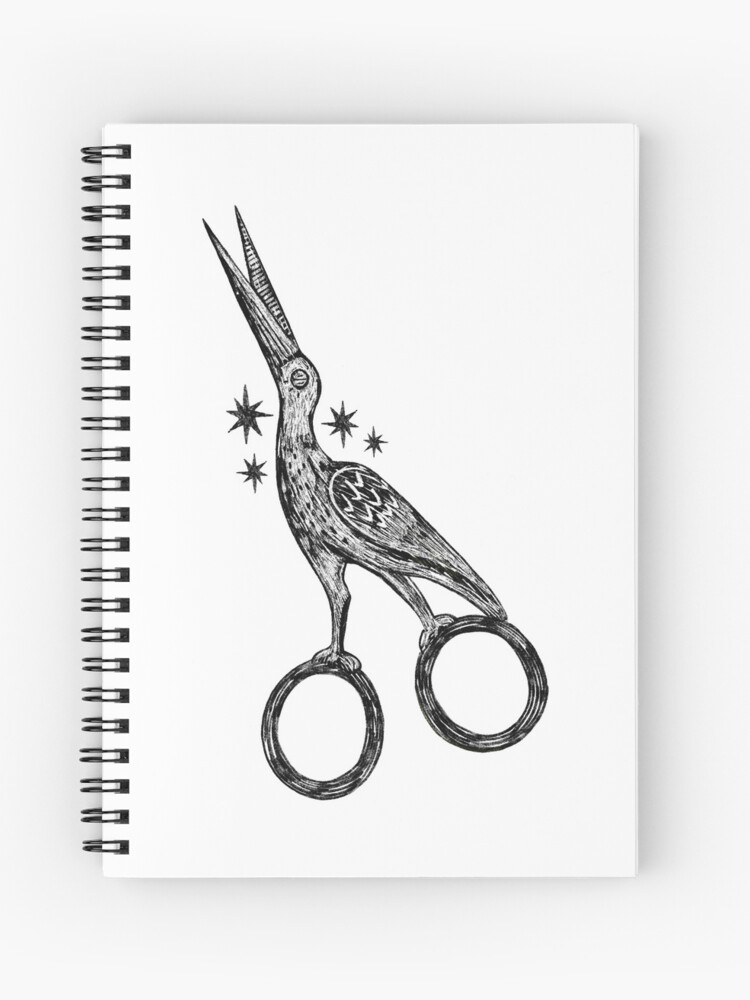 Stork embroidery scissors Sewing scissors knitting bird scissors