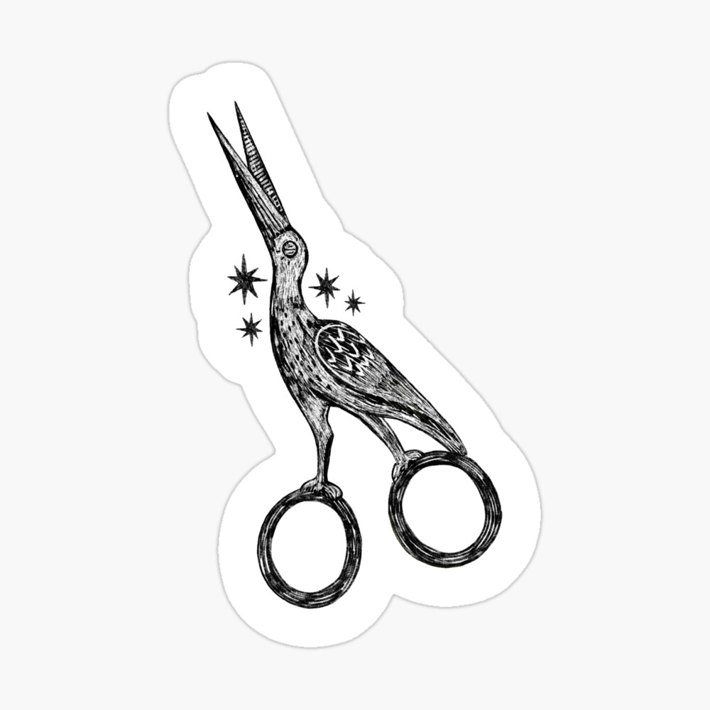 fridge magnet scissors | carrot - Garden Objects