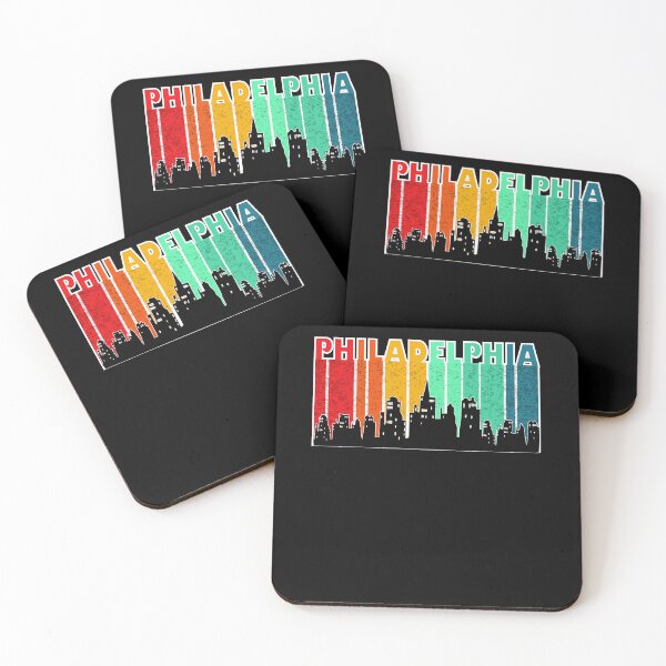 Item preview, Philadelphia Retro City Block designed and sold by mkzmerch.