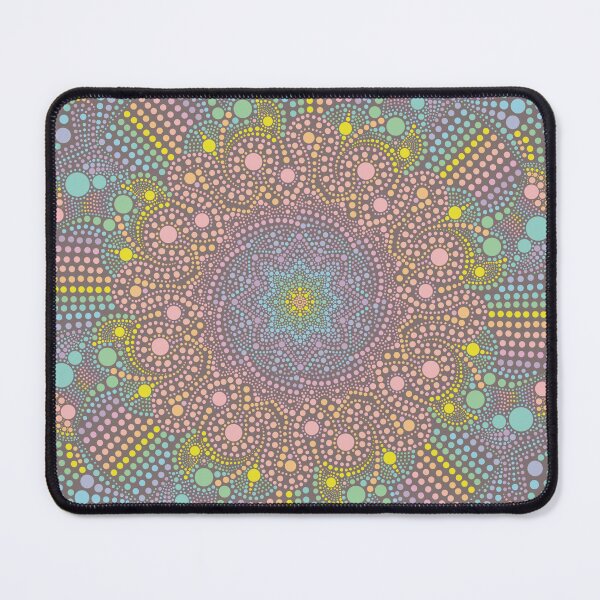 Item preview, Pastel dot mandala designed and sold by DomaDoma.
