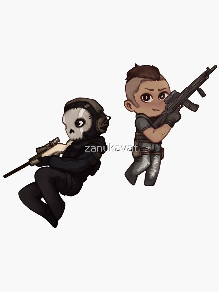 MW2- Ghost Chibi by hemophobianessticity on DeviantArt