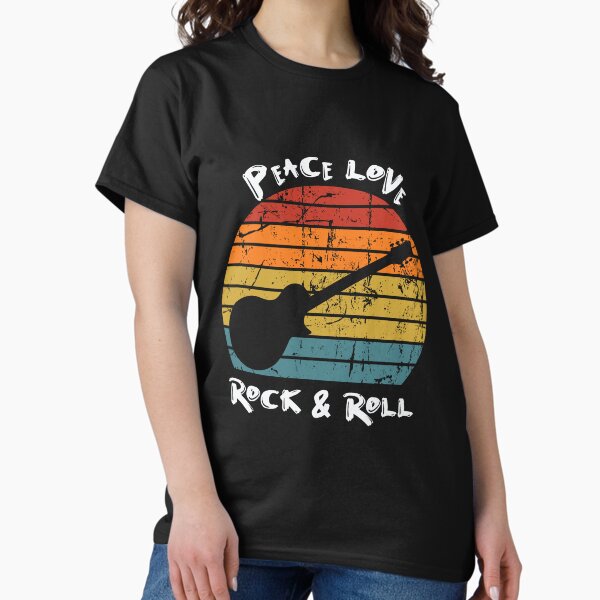 Item preview, Peace Love Rock N' Roll designed and sold by aiartoday.